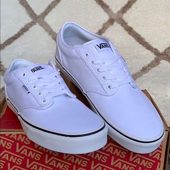 VANS ATWOOD BLACK FOXING WHITE/WHITE MEN’S - Picture 4 of 16